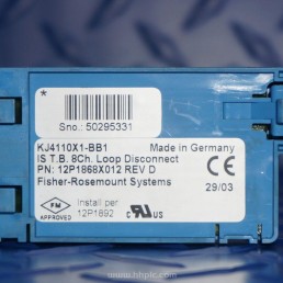 KJ4110X1-BB1 12P1868X012 EMERSON 8通道环路断开模块 未拆封全新原装 进口件原盒 稳定货源