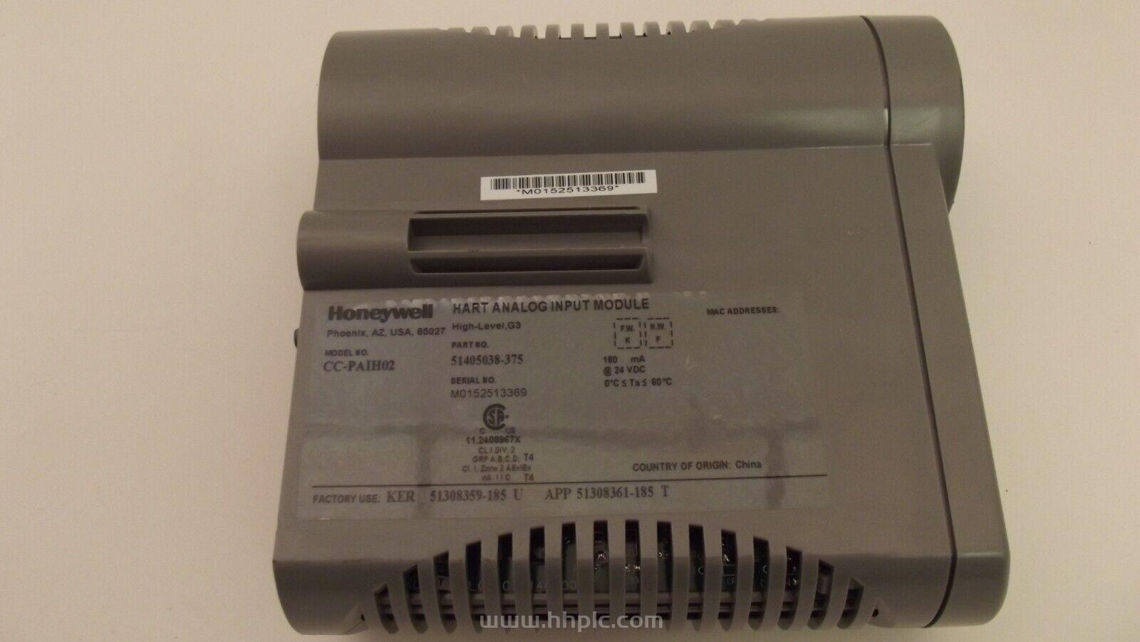 CC-PAIH02（输入模块）Honeywell 霍尼韦尔 进口现货 全新原装未拆封供应 优惠价格