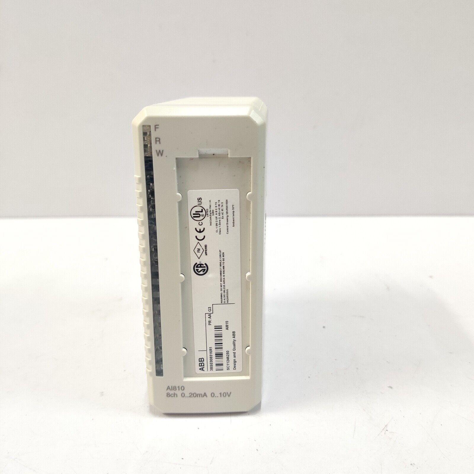 AI810 3BSE008516R1 ABB（S800 I/O 系列）输入模块现货  进口原装全新 大量供应库存出售 