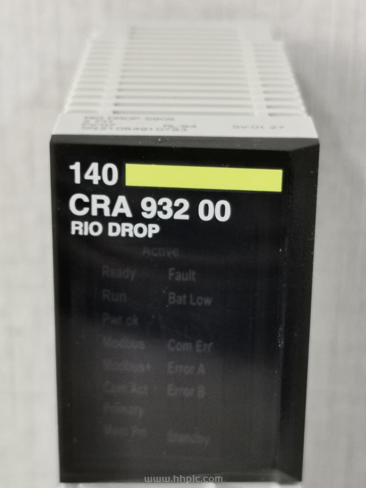 140CRA93200 SCHNEIDER 施耐德 原装PLC模块  Quantum 系列 进口原装 充足货源 100%全新正品保障