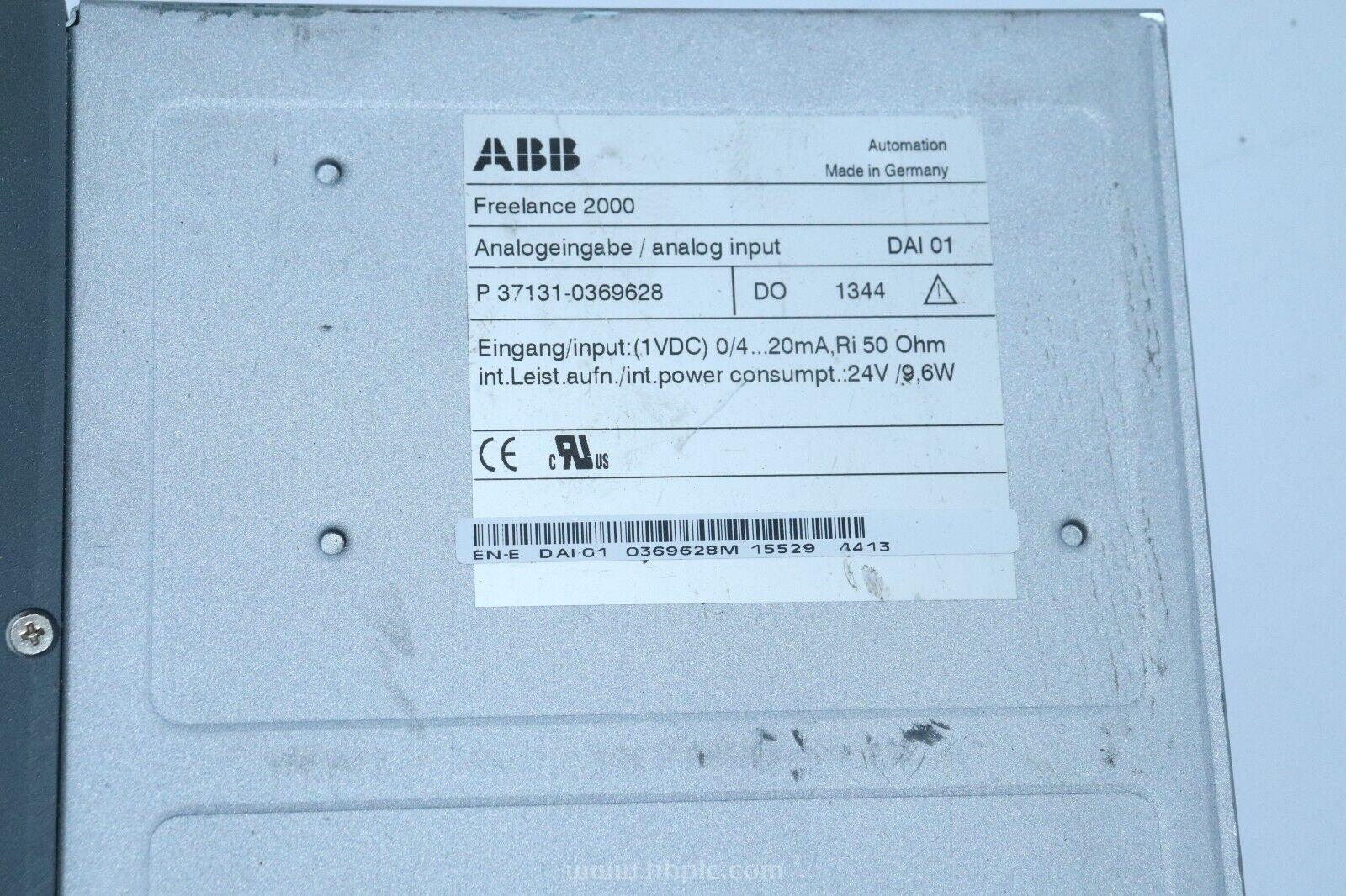 DAI01 高品质 ABB  模拟量输入模块新品上市 稳定充足货源 大量现货储备 优惠价格 量大采购折扣更大 