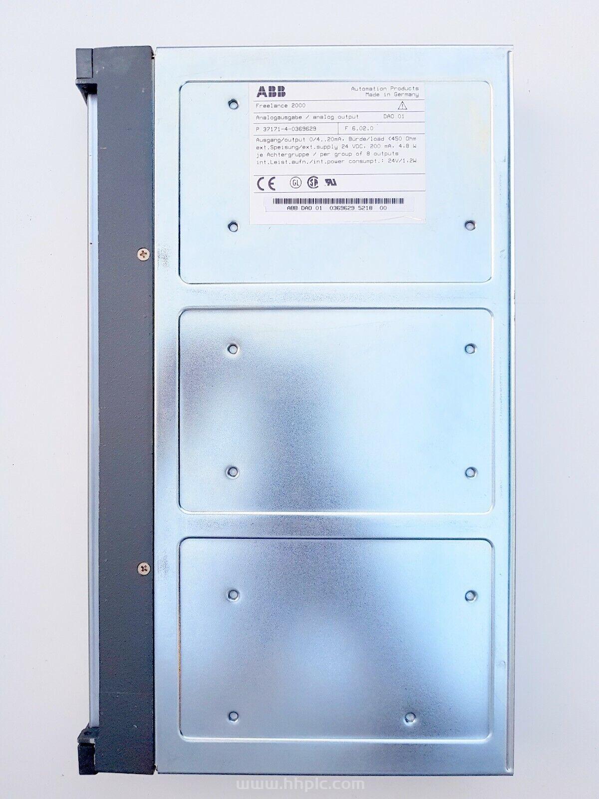 DAO01  高品质 ABB H&B Freelance 2000 DAO 01 模拟量输出模块 折扣价格密封原装原盒 库存出售 全新质保一年 正品保障 
