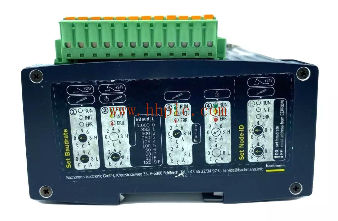DIO264 巴赫曼Bachmann 罐式数字输入/输出模块 24VDC/1A 全新原装现货