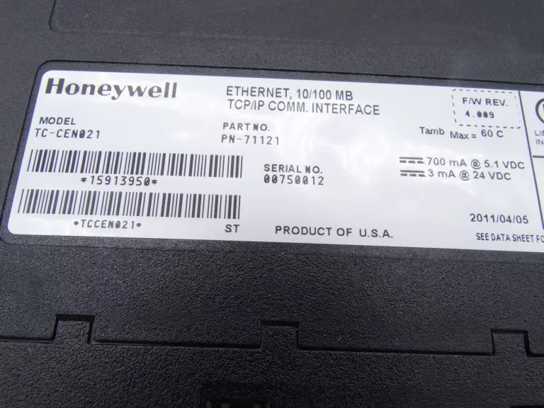 HONEYWELL 霍尼韦尔 TC-CEN021 可编程式逻辑控制器模块