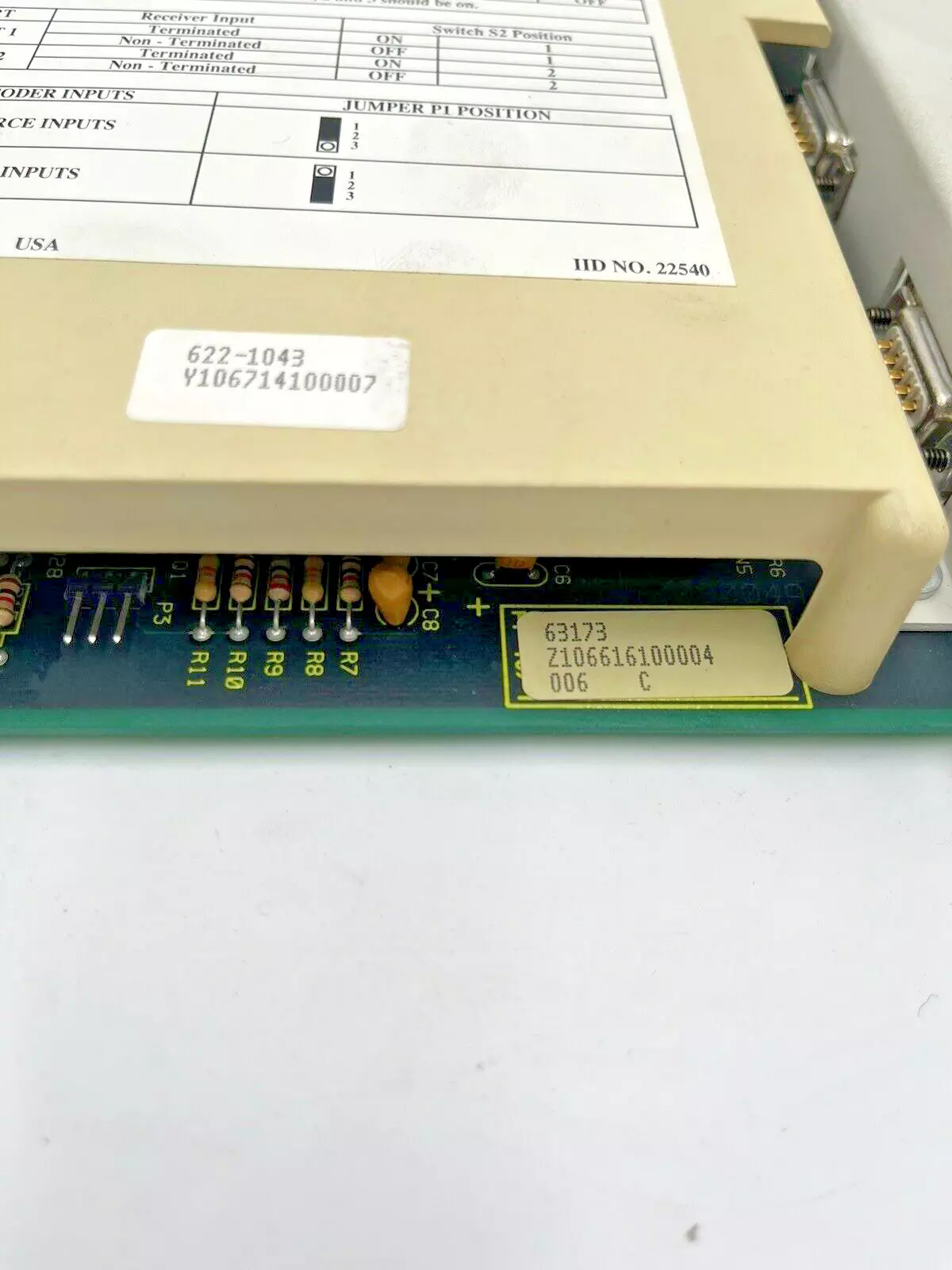 HONEYWELL 霍尼韦尔 622-1043 输入输出卡件模块