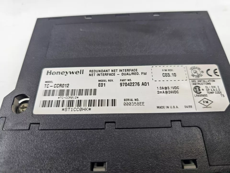 HONEYWELL 霍尼韦尔 TC-CCR012 冗余网络接口模块