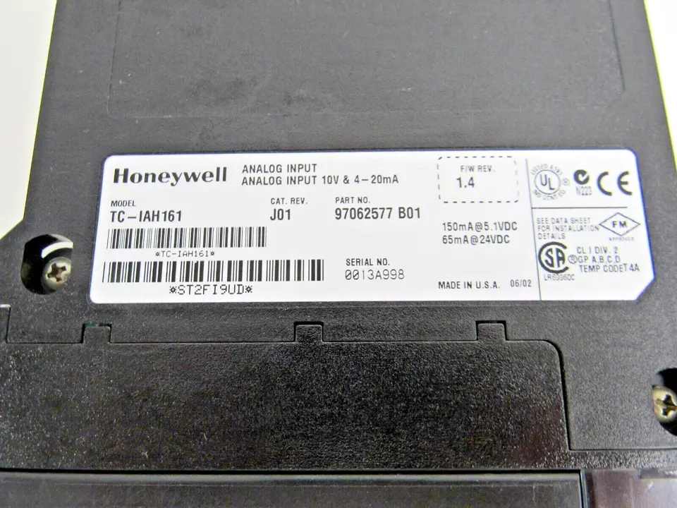 HONEYWELL 霍尼韦尔 TC-IAH161 高级模拟控制器