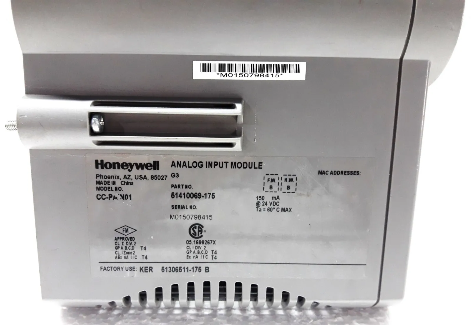 HONEYWELL 霍尼韦尔 CC-PAIN01 模拟输入模块