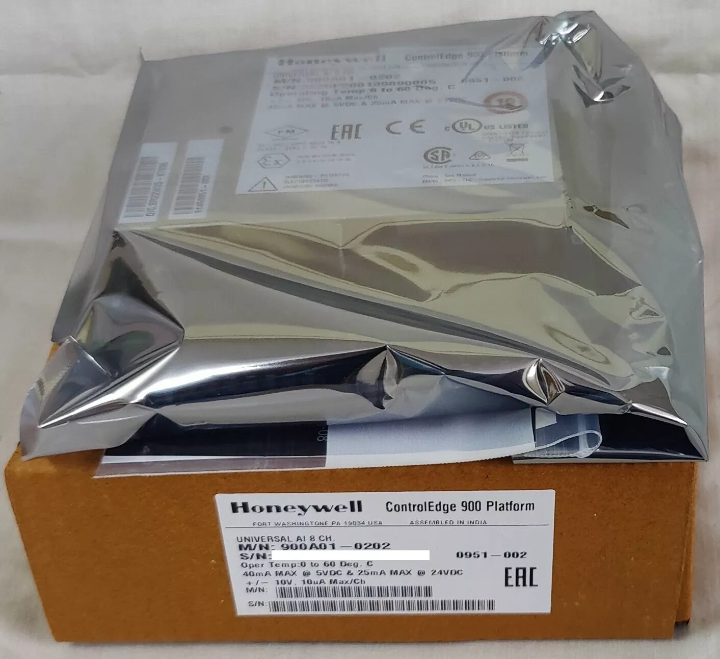 HONEYWELL 霍尼韦尔 900A01-0202  模拟信号输入