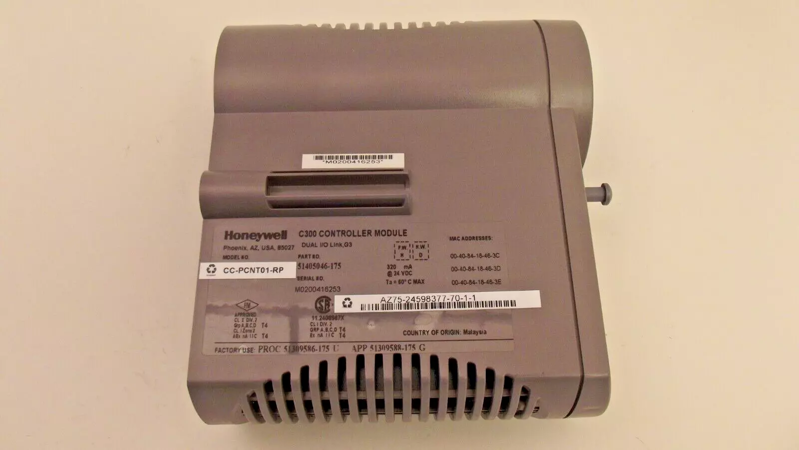 HONEYWELL 霍尼韦尔 CC-PCNT01 控制模块