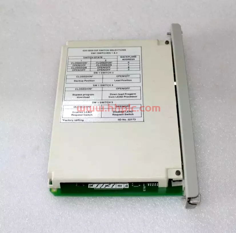  HONEYWELL霍尼韦尔	620-0059	冗余控制模块 原装原盒密封 进口现货库存 当天可发