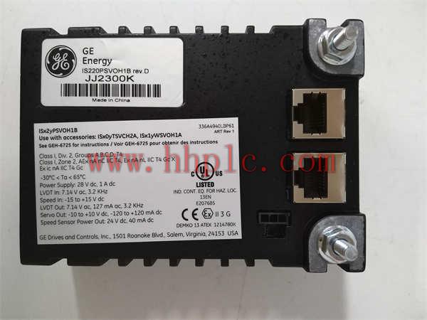 GE IS220PSVOH1B：Mark VIe系列伺服控制模块