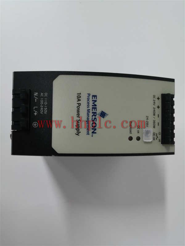 艾默生1X00781H01L工业自动化导轨电源模块